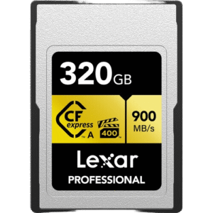 Lexar 320GB Professional CFast Type-A Memory Card Gold